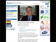 Tablet Screenshot of blakechristian.com